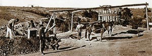 Первые рудоподъемные стволы Кривбасса в конце 19 века
