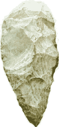 Кремневый остроконечник устьерского периода (село Кудашевка)